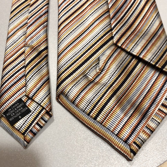 COUNTESS MARA TIE- Multi Copper/ Stripes - Picture 3 of 7